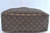 Authentic Louis Vuitton Monogram Deauville Hand Bag M47270 LV H8689