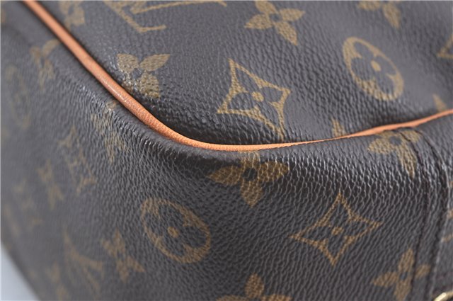 Authentic Louis Vuitton Monogram Deauville Hand Bag M47270 LV H8689