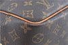 Authentic Louis Vuitton Monogram Deauville Hand Bag M47270 LV H8689