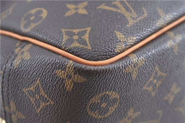 Authentic Louis Vuitton Monogram Deauville Hand Bag M47270 LV H8689