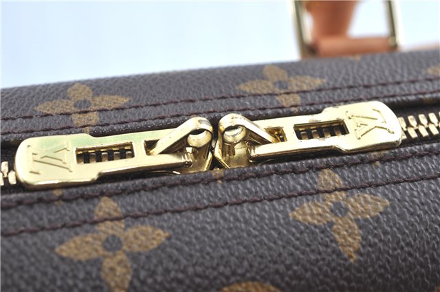 Authentic Louis Vuitton Monogram Deauville Hand Bag M47270 LV H8689