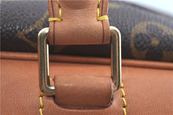 Authentic Louis Vuitton Monogram Deauville Hand Bag M47270 LV H8689