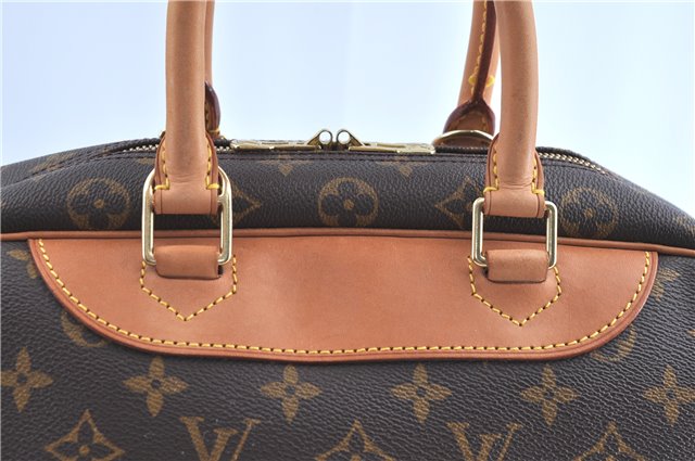 Authentic Louis Vuitton Monogram Deauville Hand Bag M47270 LV H8689