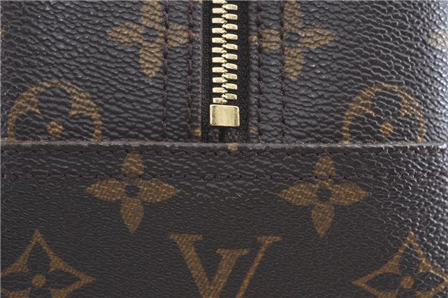 Authentic Louis Vuitton Monogram Deauville Hand Bag M47270 LV H8689