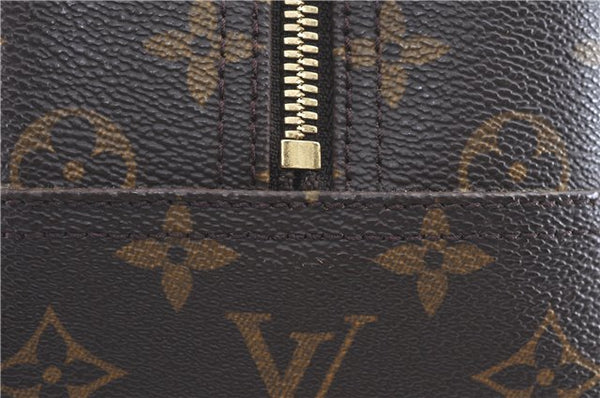 Authentic Louis Vuitton Monogram Deauville Hand Bag M47270 LV H8689