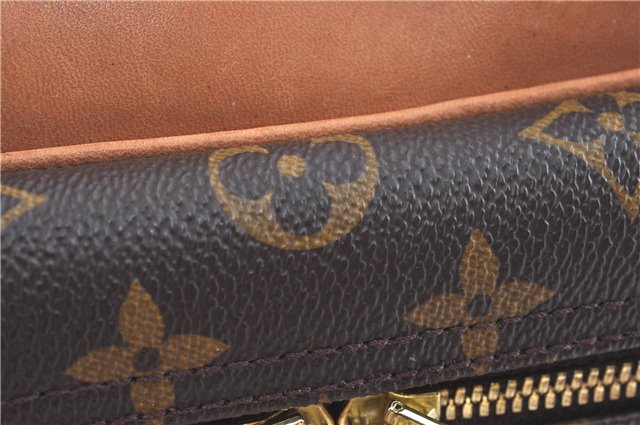 Authentic Louis Vuitton Monogram Deauville Hand Bag M47270 LV H8689