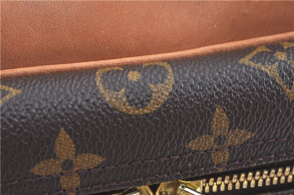 Authentic Louis Vuitton Monogram Deauville Hand Bag M47270 LV H8689