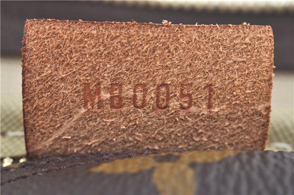 Authentic Louis Vuitton Monogram Deauville Hand Bag M47270 LV H8689