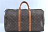 Authentic Louis Vuitton Monogram Keepall 50 Boston Bag M41426 LV H8691