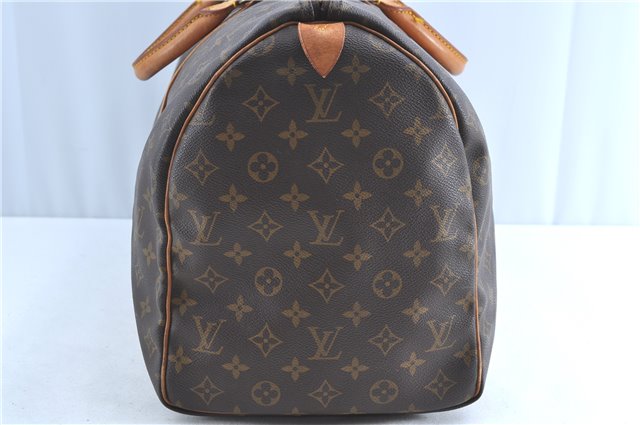 Authentic Louis Vuitton Monogram Keepall 50 Boston Bag M41426 LV H8691