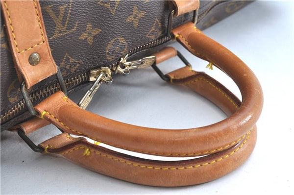 Authentic Louis Vuitton Monogram Keepall 50 Boston Bag M41426 LV H8691