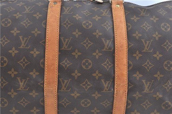 Authentic Louis Vuitton Monogram Keepall 50 Boston Bag M41426 LV H8691