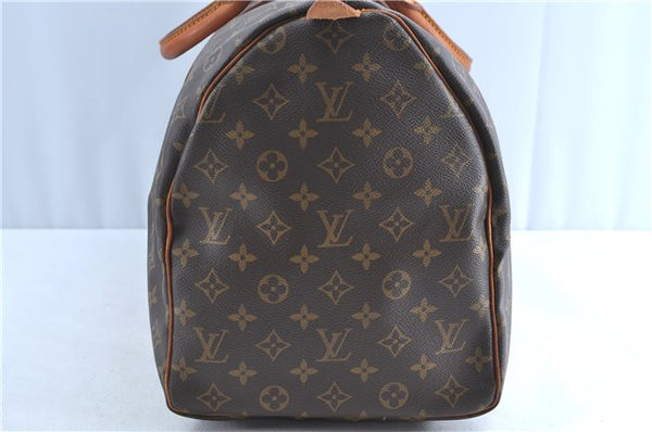 Authentic Louis Vuitton Monogram Keepall 50 Boston Bag M41426 LV H8709