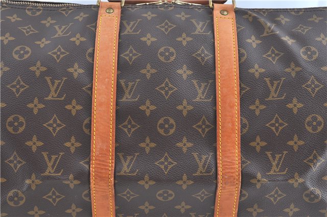 Authentic Louis Vuitton Monogram Keepall 50 Boston Bag M41426 LV H8709