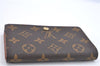 Auth Louis Vuitton Monogram Porte Monnaie Billets Tresor Wallet M61730 LV H8725