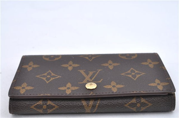 Auth Louis Vuitton Monogram Porte Monnaie Billets Tresor Wallet M61730 LV H8725