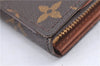 Auth Louis Vuitton Monogram Porte Monnaie Billets Tresor Wallet M61730 LV H8725