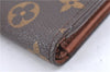 Auth Louis Vuitton Monogram Porte Monnaie Billets Tresor Wallet M61730 LV H8725