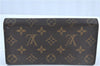 Authentic Louis Vuitton Monogram Portefeuille Sarah Purse Wallet M61734 LV H8726