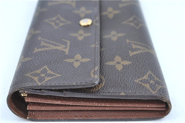 Authentic Louis Vuitton Monogram Portefeuille Sarah Purse Wallet M61734 LV H8726