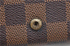 Auth Louis Vuitton Damier Porte Monnaie Billet Carte Credit N61652 Wallet H8728