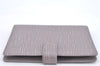 Auth Louis Vuitton Epi Agenda PM Day Planner Cover Purple Gray R2005B LV H8729