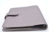 Auth Louis Vuitton Epi Agenda PM Day Planner Cover Purple Gray R2005B LV H8729
