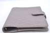 Auth Louis Vuitton Epi Agenda PM Day Planner Cover Purple Gray R2005B LV H8729