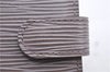 Auth Louis Vuitton Epi Agenda PM Day Planner Cover Purple Gray R2005B LV H8729
