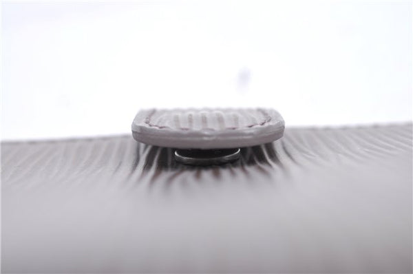 Auth Louis Vuitton Epi Agenda PM Day Planner Cover Purple Gray R2005B LV H8729