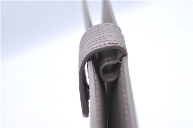 Auth Louis Vuitton Epi Agenda PM Day Planner Cover Purple Gray R2005B LV H8729