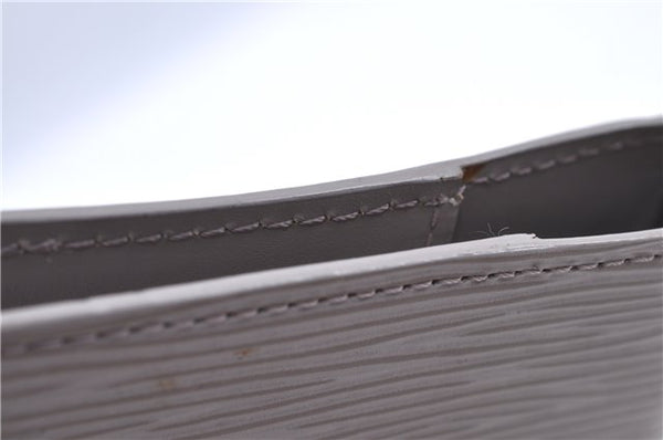 Auth Louis Vuitton Epi Agenda PM Day Planner Cover Purple Gray R2005B LV H8729