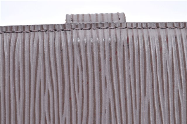 Auth Louis Vuitton Epi Agenda PM Day Planner Cover Purple Gray R2005B LV H8729