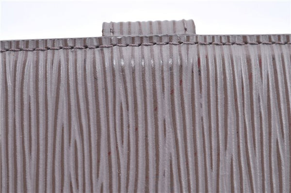 Auth Louis Vuitton Epi Agenda PM Day Planner Cover Purple Gray R2005B LV H8729