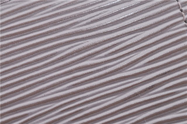 Auth Louis Vuitton Epi Agenda PM Day Planner Cover Purple Gray R2005B LV H8729