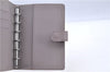 Auth Louis Vuitton Epi Agenda PM Day Planner Cover Purple Gray R2005B LV H8729