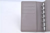 Auth Louis Vuitton Epi Agenda PM Day Planner Cover Purple Gray R2005B LV H8729