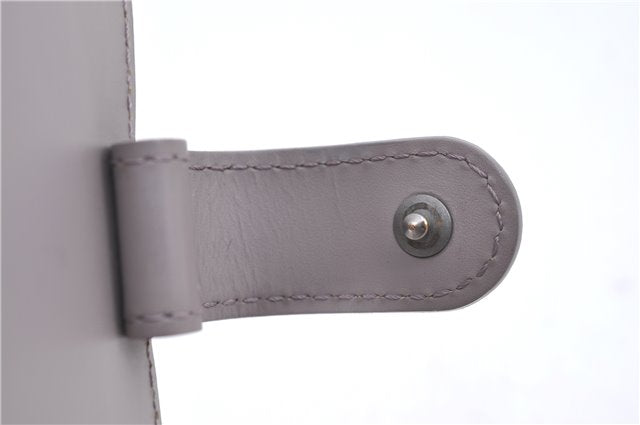Auth Louis Vuitton Epi Agenda PM Day Planner Cover Purple Gray R2005B LV H8729