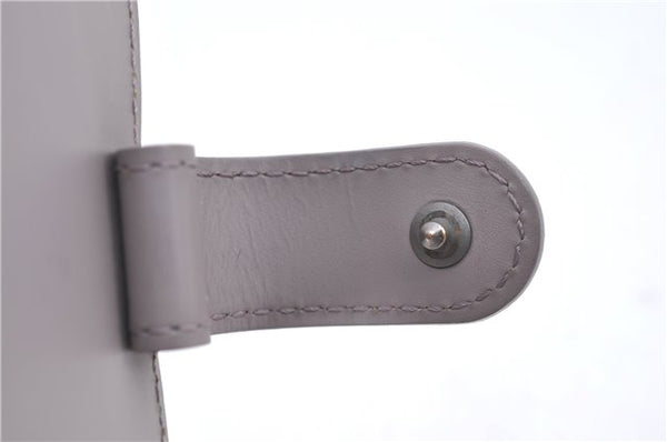 Auth Louis Vuitton Epi Agenda PM Day Planner Cover Purple Gray R2005B LV H8729