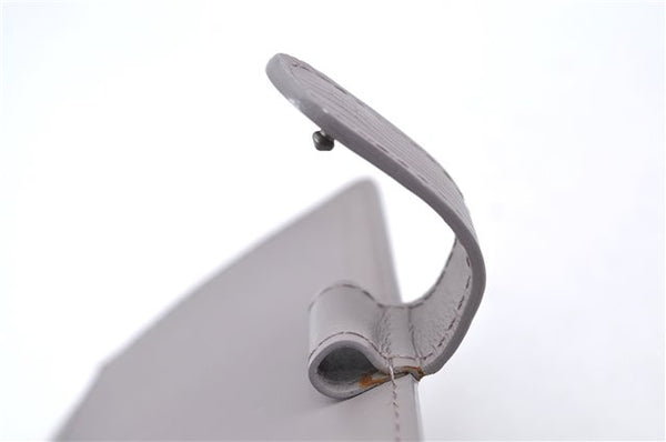 Auth Louis Vuitton Epi Agenda PM Day Planner Cover Purple Gray R2005B LV H8729