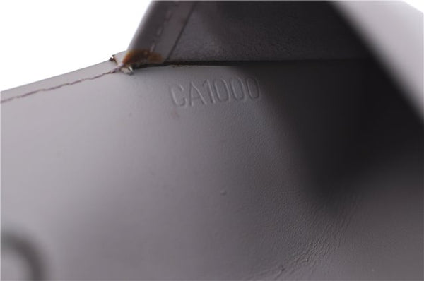 Auth Louis Vuitton Epi Agenda PM Day Planner Cover Purple Gray R2005B LV H8729