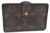 Auth Louis Vuitton Monogram Porte Monnaie Billets Viennois M61663 Wallet H8731