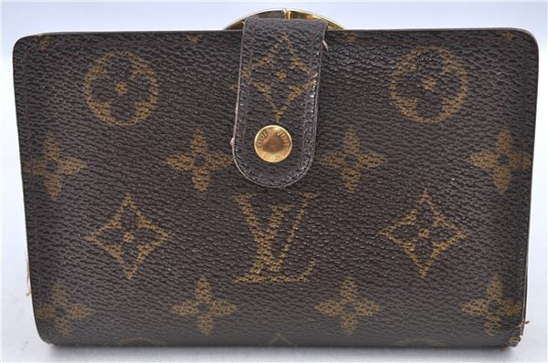 Auth Louis Vuitton Monogram Porte Monnaie Billets Viennois M61663 Wallet H8731