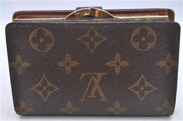 Auth Louis Vuitton Monogram Porte Monnaie Billets Viennois M61663 Wallet H8731