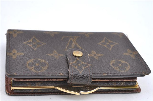 Auth Louis Vuitton Monogram Porte Monnaie Billets Viennois M61663 Wallet H8731