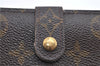 Auth Louis Vuitton Monogram Porte Monnaie Billets Viennois M61663 Wallet H8731