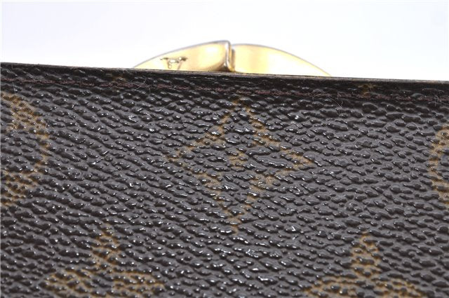 Auth Louis Vuitton Monogram Porte Monnaie Billets Viennois M61663 Wallet H8731