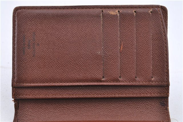 Auth Louis Vuitton Monogram Porte Monnaie Billets Viennois M61663 Wallet H8731