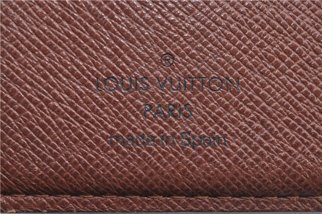 Auth Louis Vuitton Monogram Porte Monnaie Billets Viennois M61663 Wallet H8731