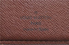 Auth Louis Vuitton Monogram Porte Monnaie Billets Viennois M61663 Wallet H8731